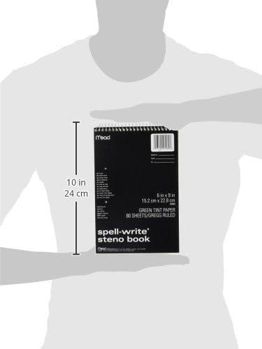 imageMead 80CT Steno Notebook 43080 GREEN