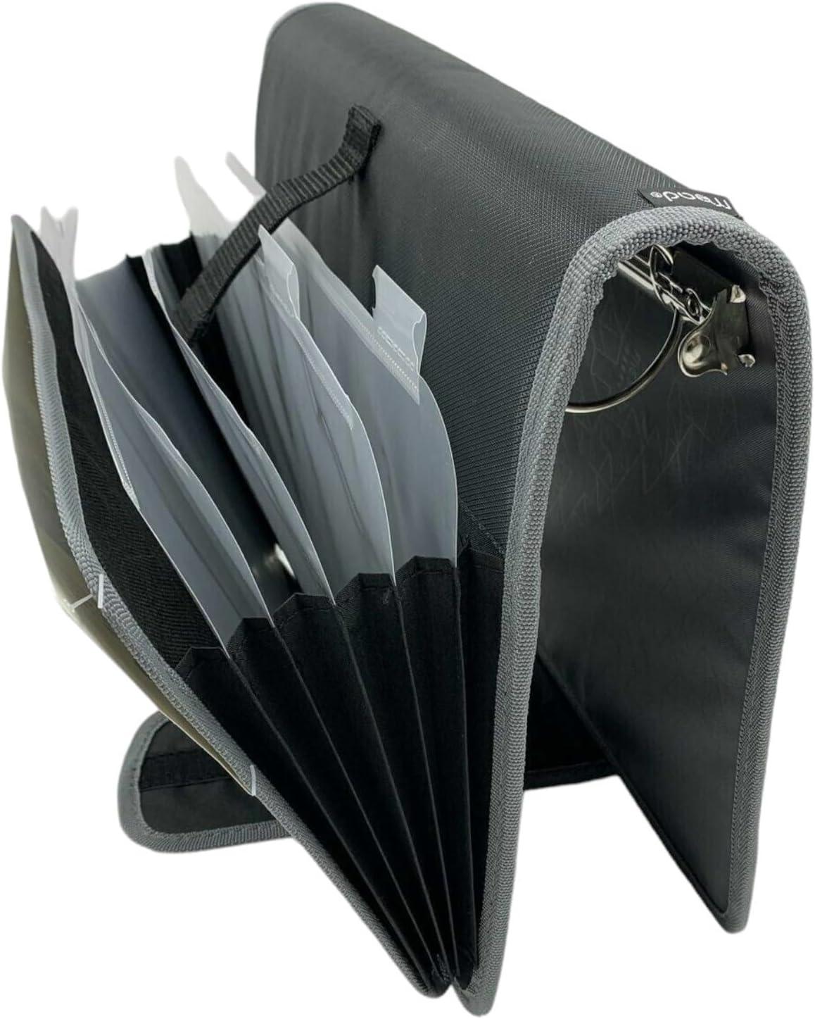 imageMead Five Star Binder  Zipper 2 Inch 3Ring Binder Expansion Panel and Expanding File 580 Sheet Capacity Assorted Colors