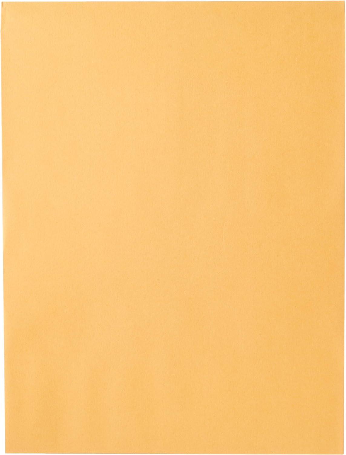 imageMead Letter Size Mailing Envelopes Clasp Closure AllPurpose 32lb Paper 9quot X 12quot Brown Manila Kraft Envelope 100 per Pack CO7909 x 12