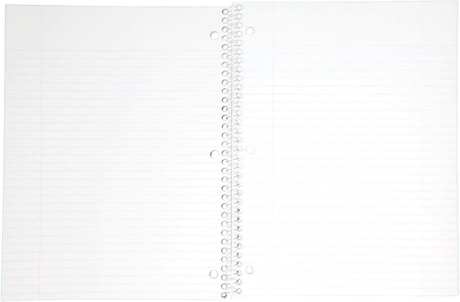 imageMead Spiral Notebook 1 Subject College Ruled Paper 70 Sheets 1012quot x 712quot Assorted Colors 05512