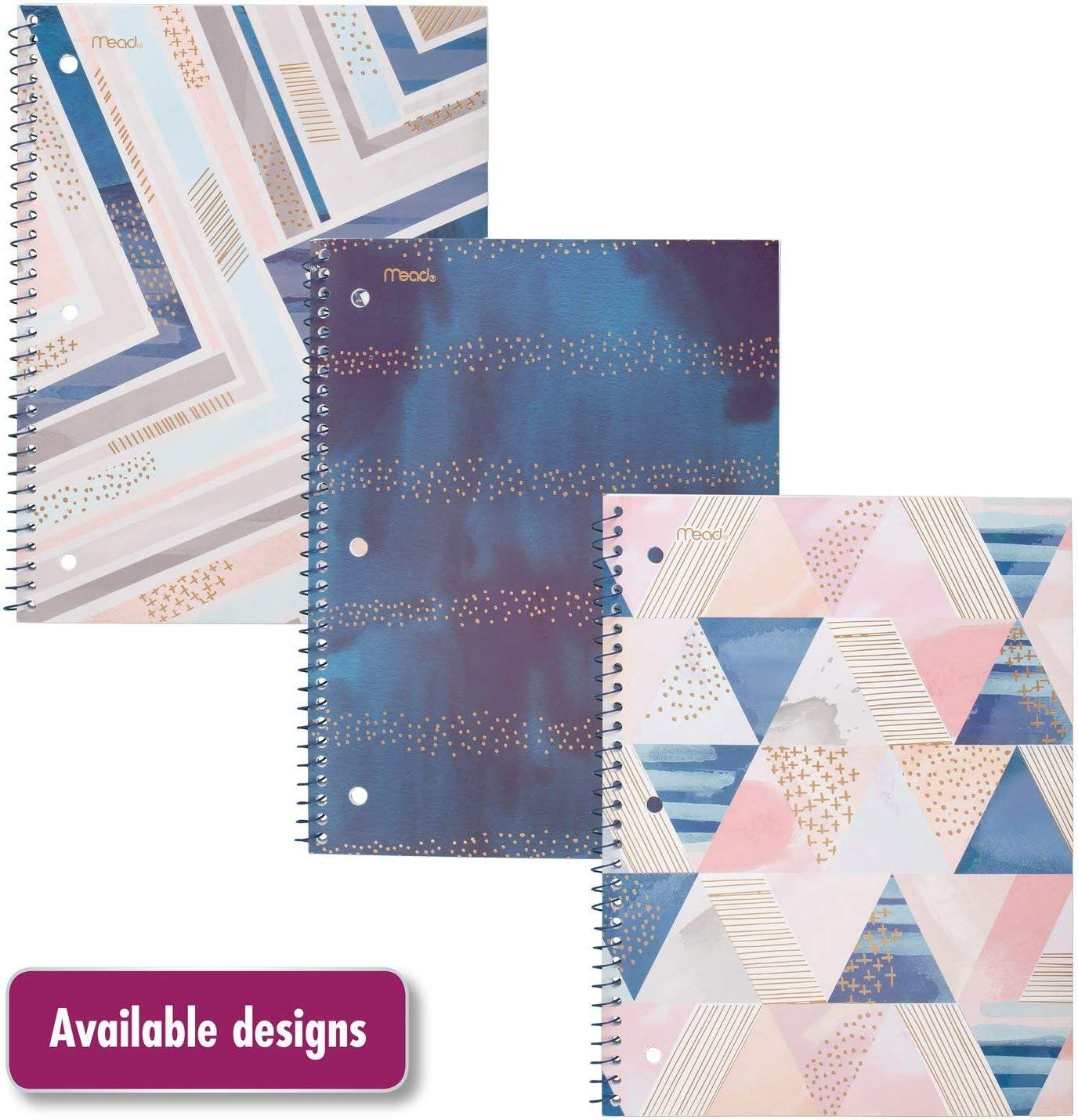 imageMead Spiral Notebook 1 Subject College Ruled Paper 70 Sheets 1012quot x 712quot Shape It Up Design Will Vary 1 Notebook 07152Design Selected For You