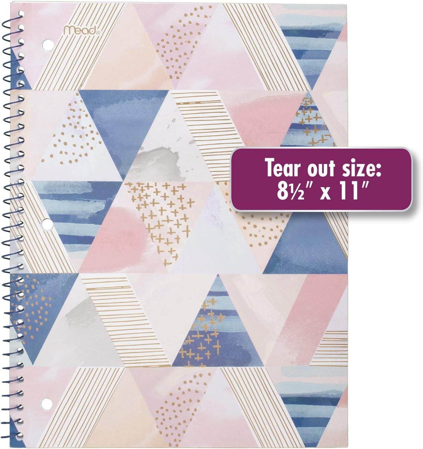imageMead Spiral Notebook 1 Subject College Ruled Paper 70 Sheets 1012quot x 712quot Shape It Up Design Will Vary 1 Notebook 07152Design Selected For You