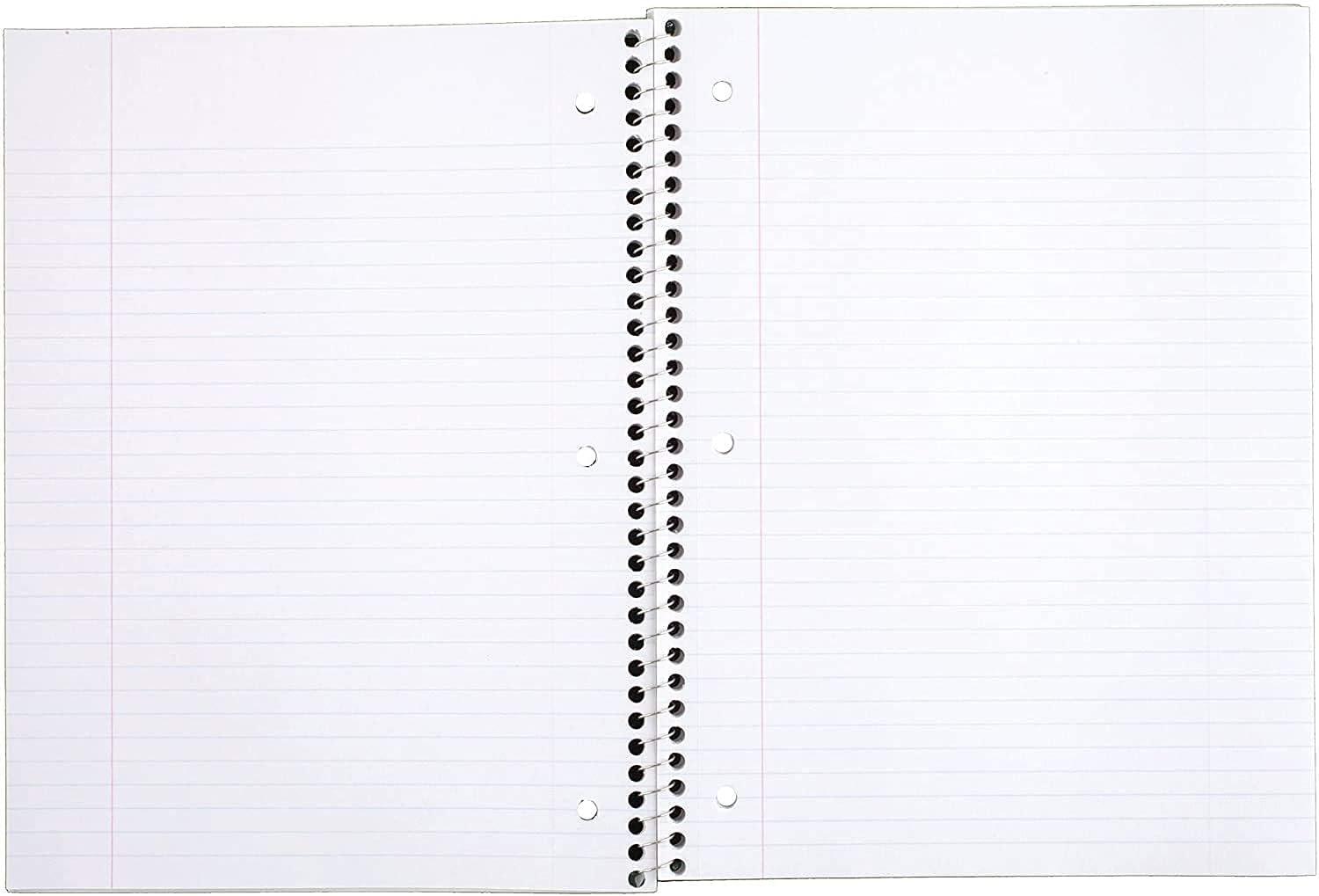 imageMead Spiral Notebook 1 Subject College Ruled Paper 712quot x 1012quot 70 Sheets Color Will Vary 055121 Count Pack of 1