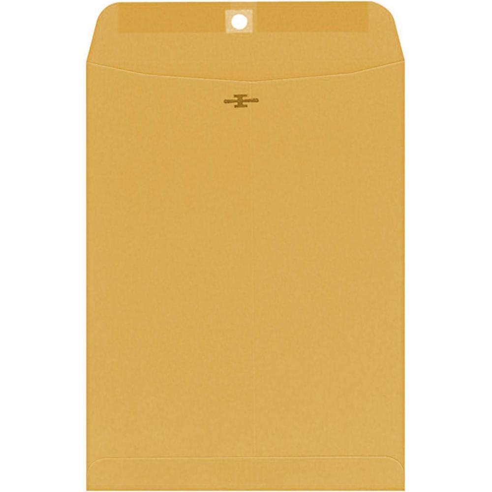 imageMead ClaspGummed Catalog Envelopes 6quot x 9quot Brown Kraft 100Box CO955