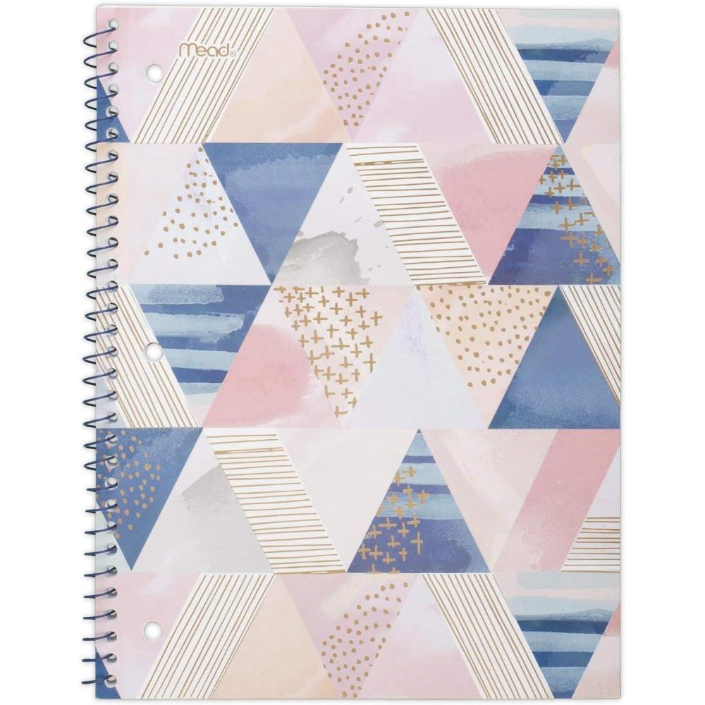 imageMead Spiral Notebook 1 Subject College Ruled Paper 70 Sheets 1012quot x 712quot Shape It Up Design Will Vary 1 Notebook 07152Design Selected For You