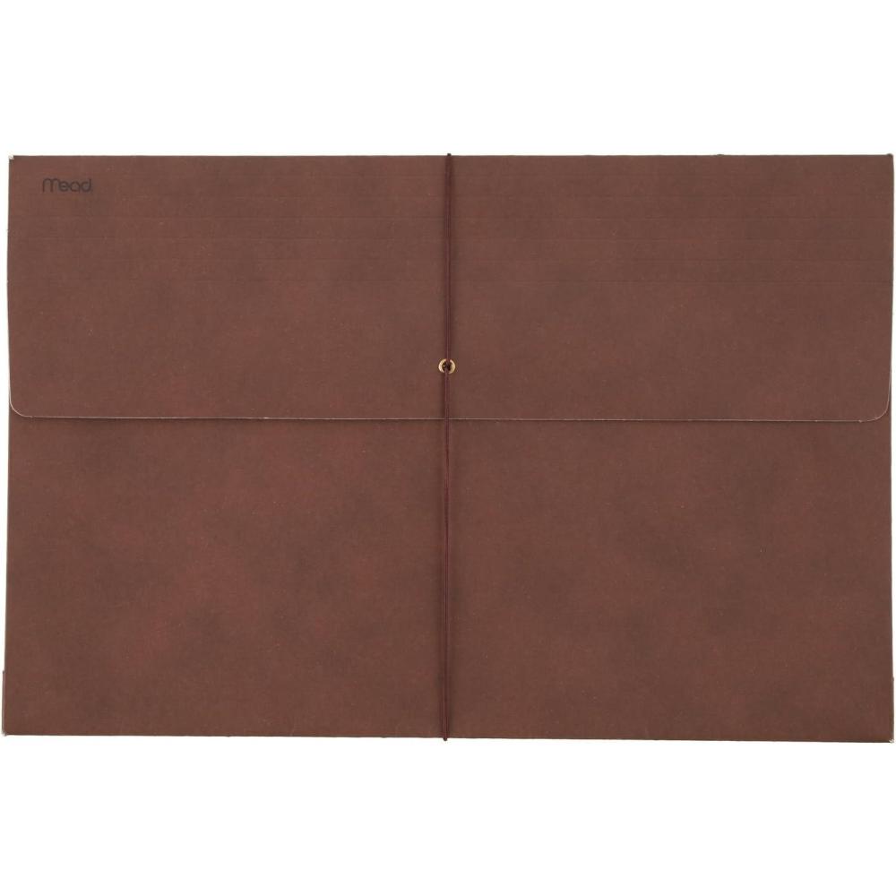 imageMead Wallet Legal Size 10quot x 15quot Reddish Brown 35240