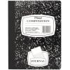 imageMead Composition Notebook Wide Ruled Paper 934quot x 712quot 100 Sheets per Comp Book BlackWhite 09920Black