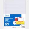 imageMead Filler Paper Loose Leaf Paper Wide Ruled Paper 150 Sheets 1012quot x 8quot White 15103