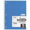 imageMead Spiral Notebook 1 Subject College Ruled Paper 70 Sheets 1012quot x 712quot Assorted Colors 05512