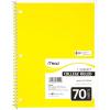 imageMead Spiral Notebook 1 Subject College Ruled Paper 70 Sheets 1012quot x 712quot Assorted Colors 05512