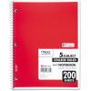 imageMead Spiral Notebook College Ruled Paper 11quot x 8quot 200 Sheets Assorted Colors 1 Count 067801 Pack