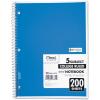 imageMead Spiral Notebook College Ruled Paper 11quot x 8quot 200 Sheets Assorted Colors 1 Count 067801 Pack
