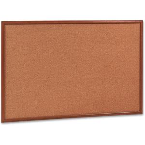 imageMead 85366 Cork Board 3Ft x2Ft Oak Frame