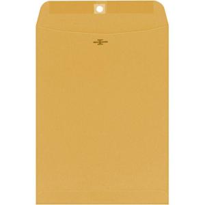 imageMead ClaspGummed Catalog Envelopes 6quot x 9quot Brown Kraft 100Box CO955