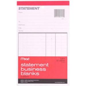 imageMead Statement Business Blanks 1 Notebook 54 Sheets 64900