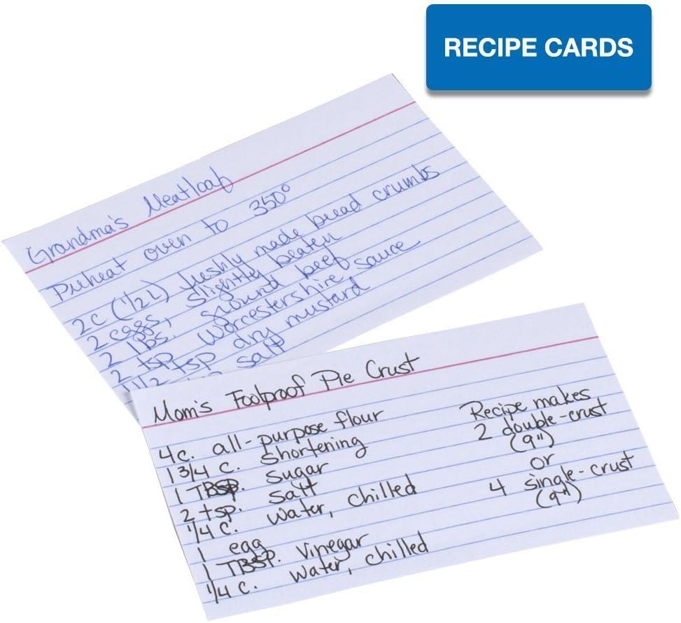 imageMead Index Cards Ruled 3 x 5 Inch White 100 Per Pack 63350