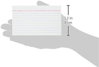 imageMead Index Cards Ruled 3 x 5 Inch White 100 Per Pack 63350