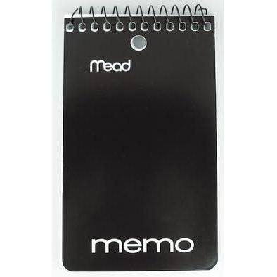 image12PK MEAD 45354 Memo Book WB Top Bound Asst 3x5 60S