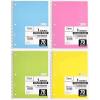 imageMead Spiral Notebook 4 Pack of 1Subject College Ruled Pastel Color COLOR WILL VARY Spiral Bound Notebooks Cute school Notebooks 70 Pages