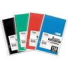imageMeadwestvaco 06900 6quot X 912quot Spiral 3 Subject Notebook Assorted Colors