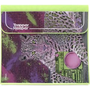 imageTrapper Keeper Binder Retro Design 1 Inch Binder Includes 2 Folders and Extra Pocket Metal Rings and Spring Clip Secure Storage Animal Mead School Supplies Cheetah 260038E