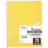 imageMead Spiral Notebooks 1 Subject College Ruled 70 Sheets 24 Pack 73705Yellow