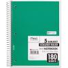 imageSpiral 5 Subject Notebook 180 Sheets