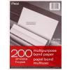 imageMead Multipurpose Paper 812quot x 11quot Letter Size Bond White 200 SheetsPack 39200200 Sheets