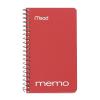 image3 PK Mead Memo Book College Ruled 5 x 3 Inches Wirebound Assorted 45534