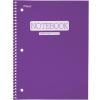 imageMead Spiral Notebook 1 Subject College Ruled Paper 70 Sheets 1012quot x 712quot Plastic Color Selected For You 1 Count 07178Color Selected For You