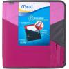 imageMead Zipper Binder with Expanding File 3 Ring Binder 112quot Color Selected For You 1 Count 29024