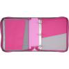 imageMead Zipper Binder with Expanding File 3 Ring Binder 112quot Red 72196Pink