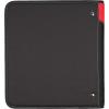 imageMead Zipper Binder with Expanding File 3 Ring Binder 112quot Red 72196Red