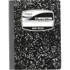 imageMEA09910  Sewn Black Marble Cover Composition Book with Wide Rule 1132 100 Sheet Media Size 75quot x 975quotSheet Size 934 x 712