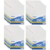 imageMead Loose Leaf Paper Filler Paper College Ruled 150 Sheets 1012quot x 8quot 3 Hole Punched 1 Pack 15111 WhitePack of 24