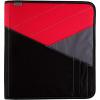 imageMead Zipper Binder with Expanding File 3 Ring Binder 112quot Red 72196Red