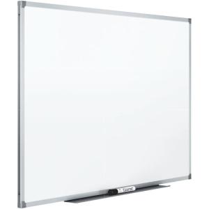 imageMead White Board 36 x 24 Magnetic Dry Erase Whiteboard for Wall WhiteSilver SM85356