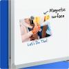 imageMead Dry Erase White Board 72 x 48 Magnetic Whiteboard for Horizontal or Vertical Mount WhiteSilver SM8535836W x 24H