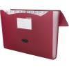 imageMead Expanding File Folder School Organizer Paper Organizer 13Pocket 914 x 13 Expandables Tan 38524Red