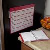 imageMead Organizher Write N Wipe Weekly Undated DryErase Calendar 15 x 4 Inches Coral 98129CORLCoral