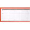 imageMead Organizher Write N Wipe Weekly Undated DryErase Calendar 15 x 4 Inches Coral 98129CORLCoral