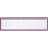 imageMead Organizher Write N Wipe Weekly Undated DryErase Calendar 15 x 4 Inches Coral 98129CORLPurple