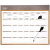 imageMead Organizher Write N Wipe Weekly Undated DryErase Calendar 15 x 4 Inches Coral 98129CORLPurple