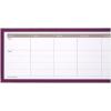 imageMead Organizher Write N Wipe Weekly Undated DryErase Calendar 15 x 4 Inches Coral 98129CORLPurple