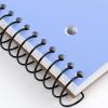 imageMead Spiral Notebook 1 Subject Wide Ruled Paper Plastic Cover 8 x 1012 100 Sheets Pastel Blue 930092GPastel Blue