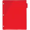 imageMead Tab Dividers with Pocket 3 Hole Punch Fits 3 Ring Binder Assorted Colors 5 Pack 200381 Pack