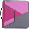 imageMead 2 Inch Zipper Binder with Handle Includes Interior and Exterior Pockets Blue 72763Pink
