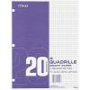imageMead Graph Paper Pad Quadrille 4 Squares per Inch 11 x 812 20 Sheets 12 PadsPack 19010Pack of 12