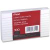 imageMead Index Cards Ruled 3 x 5 Inch White 100 Per Pack 4 PACK