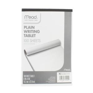 image3 PACK Mead Plain Writing Tablet 6 x 9 Inches 100 Sheets 70104